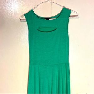 Green summer dress